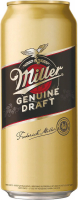 Пиво Miller Genuine Draft світле ж/б 0.5л 