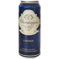 Пиво Obersteiger Landbier 0.5л ж/б