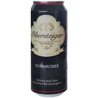 Пиво Obersteiger Schwarzbier 0.5л ж/б