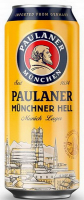 Пиво Paulaner Original Munchner світле з/б 0,5л 4,9%