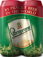 Пиво Staropramen Prague Premium 4*0,5л ж/б