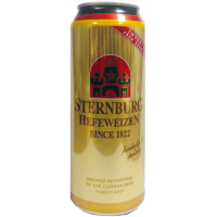 Пиво Sternburg Hefeweizen пшеничне 0,5л ж/б