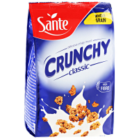 Пластівці Sante Crunchy вівсяні оригінальні 350г