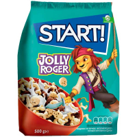 Пластівці Start! Веселий Роджер зерновий сніданок 500г
