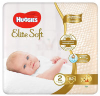 Підгузники Huggies Elite Soft 2 4-6кг 82шт.