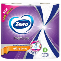 Рушники паперові рулонні Zewa Premium Extra Long Білі, 2 шт.