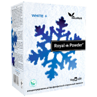 Пральний порошок безфосфатний концентрований для білих тканин Royal Powder  White+ Automat, 1 кг