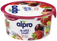 Йогурт Alpro соєвий червоні фрукти з фіниками 135г