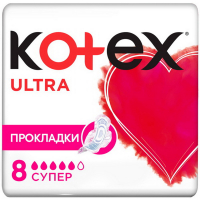 Гігієнічні прокладки Kotex Ultra Super, 8 шт.