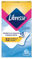 Щоденні гігієнічні прокладки Libresse Daily Fresh Plus Normal Plus, 32 шт.