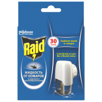 Комплект від комарів електрофумігатор+рідина Raid 30 ночей