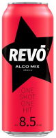 Напій слабоалкогольний енергетичний Revo Cherry Alco Energy Вишня 8,5% 0,5л ж/б
