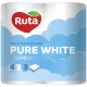 Туалетний папір Ruta Pure White Premium, 4 шт.