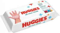 Дитячі серветки вологі гігієнічні Huggies All Over Clean, 56 шт.