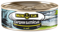 Сардини Baltic Fish в олії ж/б 240г