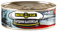 Сардини Baltic Fish в томатному соусі ж/б 240г