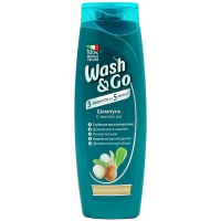 Шампунь для пошкодженого волосся Wash & Go 5в1 з олією Ши, 400 мл