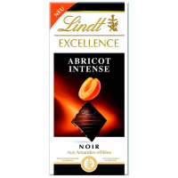Шоколад Lindt темний з абрикосом та мигдалем 100г
