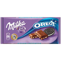 Шоколад Milka Oreo молочний з кремовою начинкою 100г