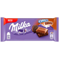 Шоколад Milka молочний зі шматочками печива Oreo 100г