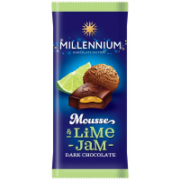 Шоколад Millennium Mousse Lime-Jam чорний 135г