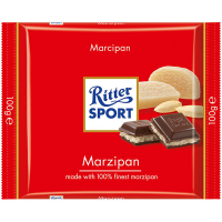 Шоколад Ritter Sport темний з начинкою марципан 100г