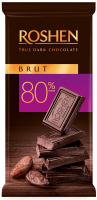 Шоколад Roshen True Dark Brut 80% 85г