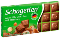 Шоколад Schogetten Alpine with Hazelnuts 100г 