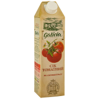 Сік Galicia Томатний з м`якоттю,сіллю 1л