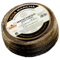 Сир Манчего DOP 55% ТМ Vega Mancha 2-3 міс.витр. 100г