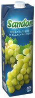 Сік Sandora виноградний з білого виногнраду 0,95л
