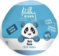 Бомбочка Milky dream для ванни дитяча Блокитна Панда 100г