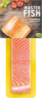 Сьомга Master Fish філе-шматок слабосолена 130г
