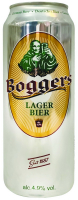 Пиво Boggers Lager Bier з/б 0,5л