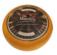 Сир Маасдам 45% Maestro Нідерланди ваг/кг