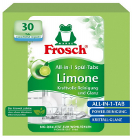 Таблетки Frosch Limone для посудомийних машин 30шт 540г