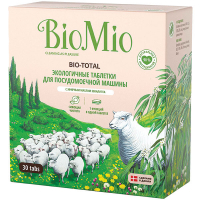 Таблетки для посудомийних машин Bio Mio 7в1 Евкаліпт, 30 штук