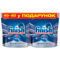 Таблетки для посудомийних машин Finish Quantum 40+40 шт.