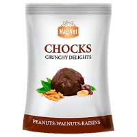 Цукерки MagNut Chocks з арахісом та грецьким горіхом150г