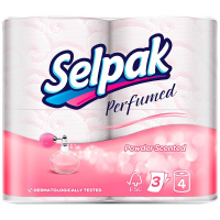 Туалетний папір Selpak Perfumed Powder Scented, 4 шт.