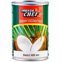 Вершки Oriental chef кокосові 400мл 