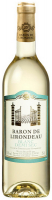 Вино Baron De lirondeau Blanc medium dry 0.75л