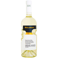 Вино Bolgrad Fresh White біле н/солодке 0,75л