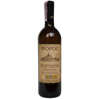 Вино Форос Портвейн міцне біле 0.75л