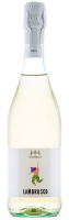 Вино ігристе Pontebello Lambusco White Dry I.G.T. біле сухе 0,75л 10,5%