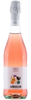 Вино ігристе Pontebello Lambusco Rose Sweet I.G.T. рожеве солодке 0,75 л 8%