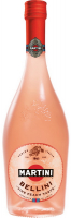 Коктейль винний ігристий Martini Bellini рожеве солодке 8% 0,75л