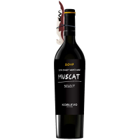 Вино Koblevo Muscat Select напівсолодке біле 0,75л