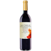 Вино Las Chilas Reserva Merlot червоне сухе 12,5% 0,75л