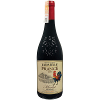 Вино Lumiere France Merlot сухе червоне 13% 0,75л